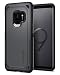 Spigen Hybrid Armor Galaxy S9 Case with Air Cushion Technology and Secure Grip Drop Protection for Samsung Galaxy S9 (2018) - Graphite Gray