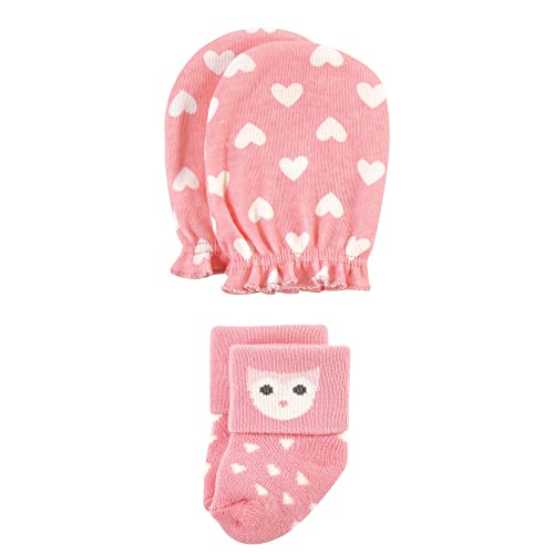 Hudson Baby baby-girls Socks and Mittens Set3