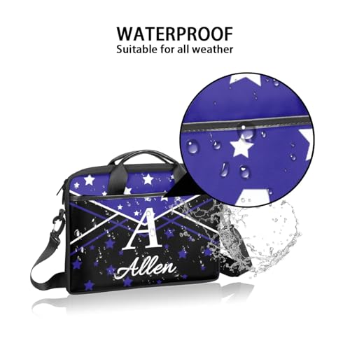 Custom Laptop Bag,Personalized Shoulder Bag for Laptop,Portable Computer Bag,Gifts for Business Office Contrasting Colors3