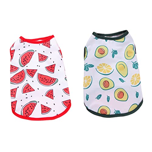 LEDMOMO 2個 ペットベスト ヴい にっしー pets いヴ 犬用の衣装 ダックスフンド 小型犬用パピーコート 軽量犬用シャツ ペットの犬のベスト ノースリーブシャツ ポリエステル