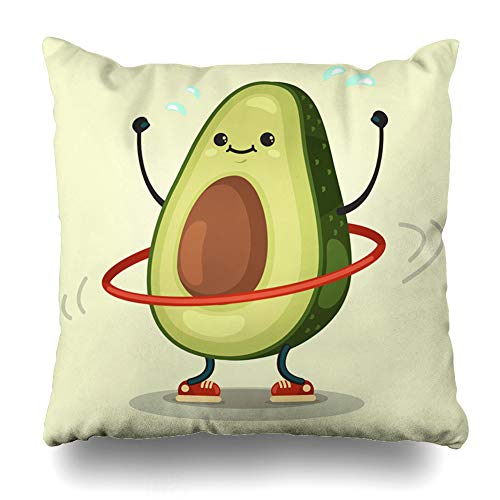 Diycowazb Throw Pillows Covers Cute Avocado Cartoo The Best Amazon