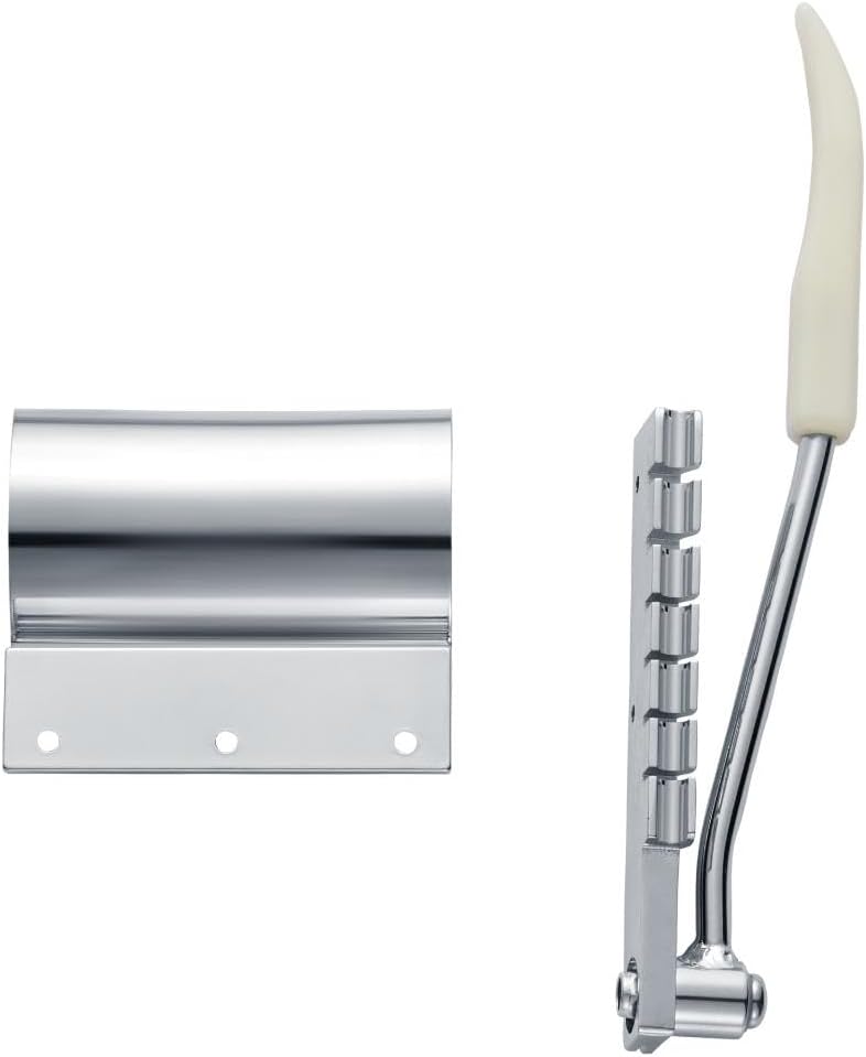 Short Version Electric Guitar Vibrola Tremolo Bridge Tailpiece Vibrato Tailpiece for LP/SG/ES Guitar Chrome
