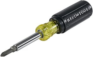 Klein Tools 32476 Destornillador multibroca 5 en 1 con 2 ranuras, 2 Philips, y 1 punta de destornillador de tuerca