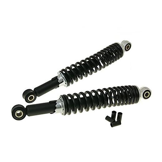 Amortiguador universal para ciclomotor o scooter, 320 mm, color negro