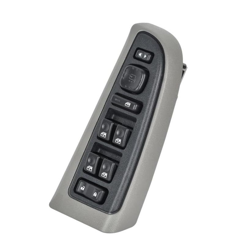 GELUOXI Front Driver Side Door Lock and Power Window Switch & Gray Bezel Assembly Replacement for Chevy Avalanche Silverado Suburban Tahoe GMC Yukon Sierra Cadillac Escalade 2003-2007 15883320