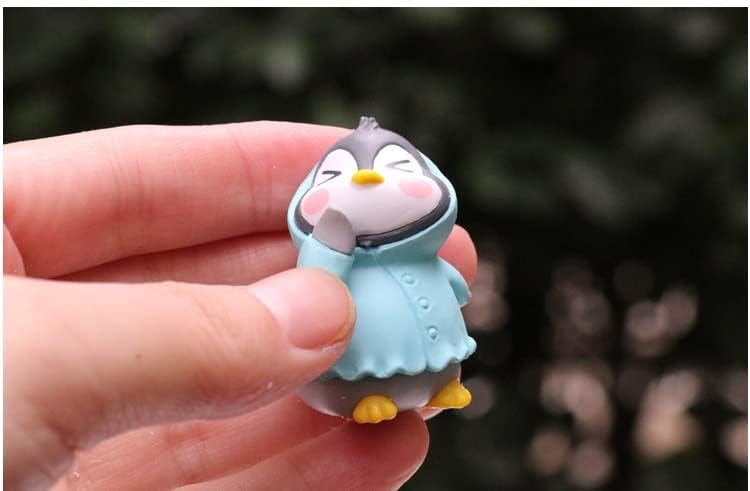 Image of SATYAM KRAFT 5 Set (30 Pcs) Cute Penguin Miniature Figurines Showpiece | Gift for Him /Her, Return Gift, Home Decor, Table, Car Dashboard, Office Decoration Items (Multicolor)