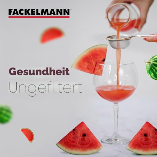 Fackelmann Sieb Ø 7 cm, Küchensieb aus Edelstahl, feinmaschiger Seiher mit Griffeinlage aus Kunststoff (Farbe: Weiß/Silber), Menge: 1 Stück – Ansicht 5
