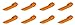 Lego Parts: #630 Classic Brick Separator (Orange, Pack of 8)