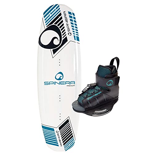 SPINERA Good Lines Wakeboard Set - Wakeboard mit 3 Stage Rocker und einstellbarer Bindung