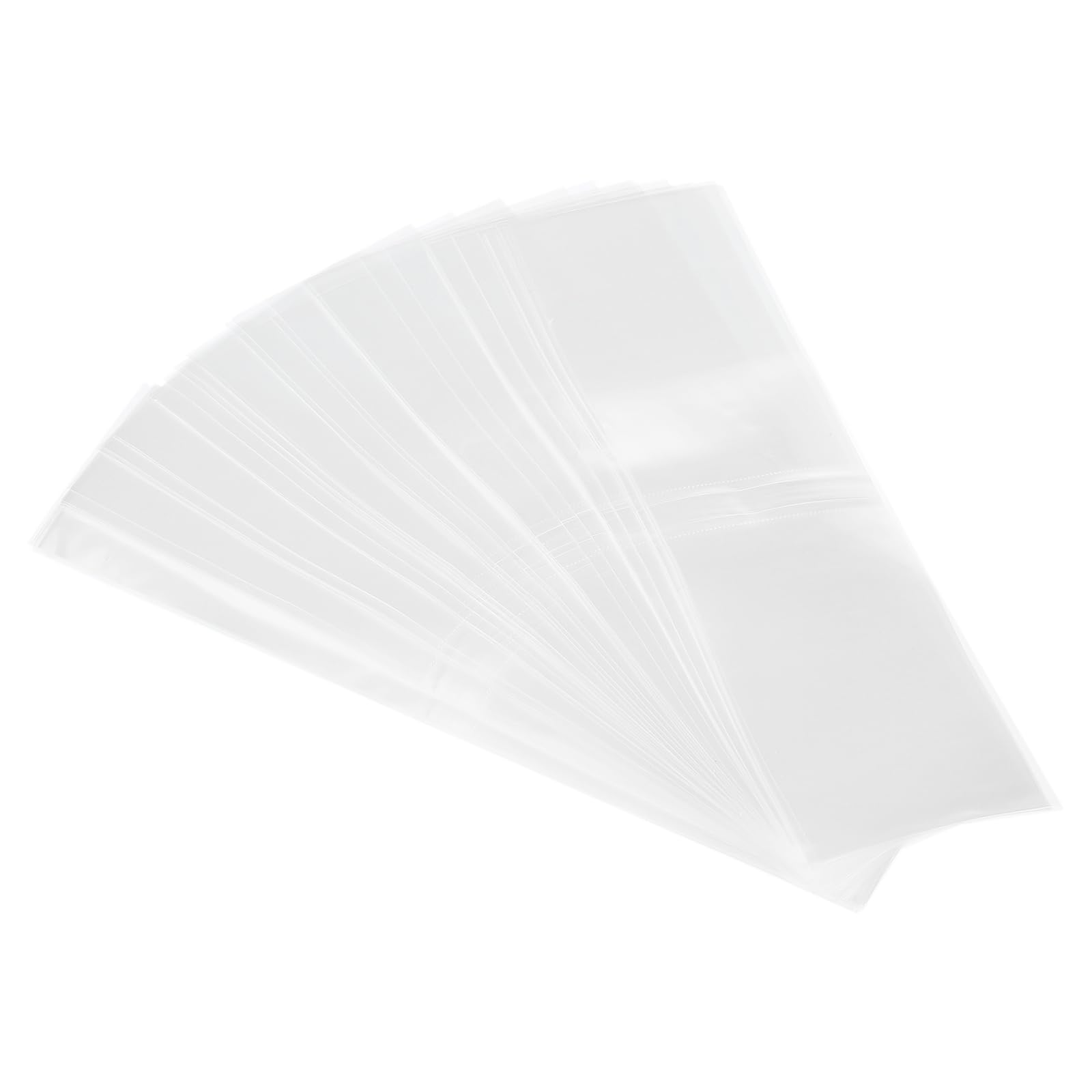 PATIKIL 175x28mm PVC perforowane opaski termokurczliwe, 500 sztuk folii termokurczliwej do butelek słoiki puszki pudełka nadają się do korków o średnicy 3,98 do 4,21 cala, przezroczyste