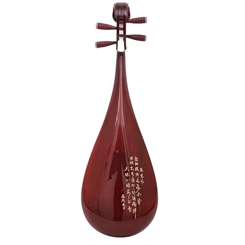 Image of Concert Grade Chinese Pipa Lute Soprano Ukulele 4-String Guitar Musical Instrument Child/Adult Style Optional #3314-2 (A10-Adult inscription)
