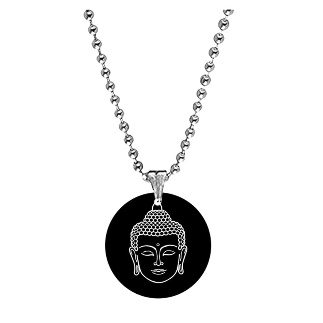 abhiora fashion Lord Buddha Buddhist Bead Chain Acrylic Religious Pendant for Men Women Spiritual Meditation Jewelry Lightweight Daily Wear Gift-picture-43