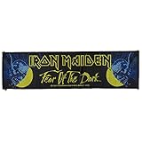[Iron Maiden] アイアンメイデン FEAR OF THE DARK・18.2cm×5cm・ 糊なし刺繍パッチ・ワッペン