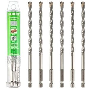 Hlofizi HEX14 Betonhammerbohrer-Set 6 Stück