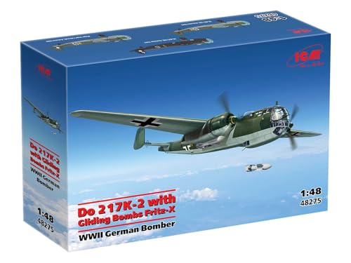 Do 217K-2 ICM 48275 maquette 1:48 avec détails précis des bombes Fritz-X