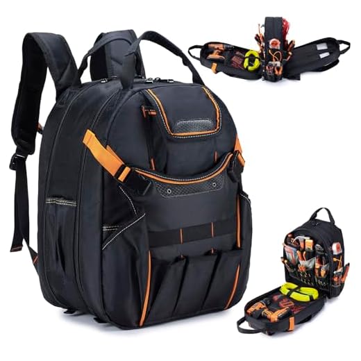 Durable KSIBNW Tool Backpack for Professionals