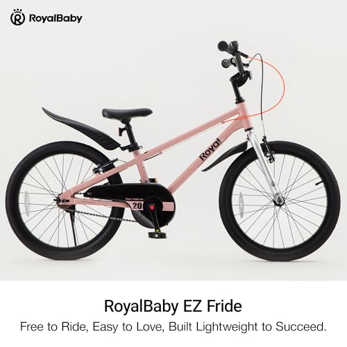 Image of RoyalBaby EZ-Pro Kids Bike, Lightweight Aluminum 2-in-1 Balance to Pedal Bike with One-Key Switch, 14 16 18 20 Inch for Age 3-10 Years