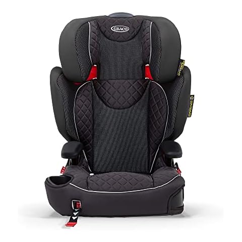 Graco Affix High back Booster Car Seat with ISOCATCH Connectors, Group 2/3 (4 to 12 Years Approx, 15-36 kg), Stargazer (Pack of 1) Cover