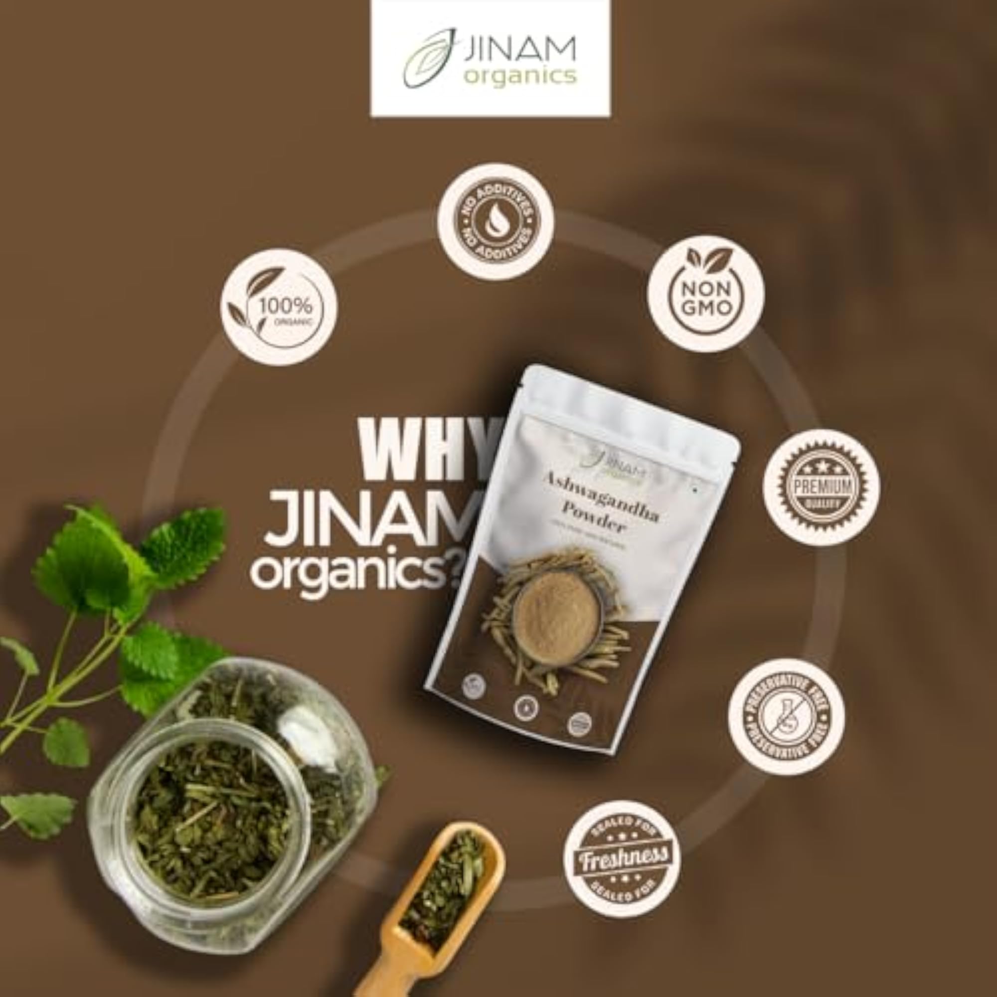 Pure Ashwagandha Powder, 200 grams