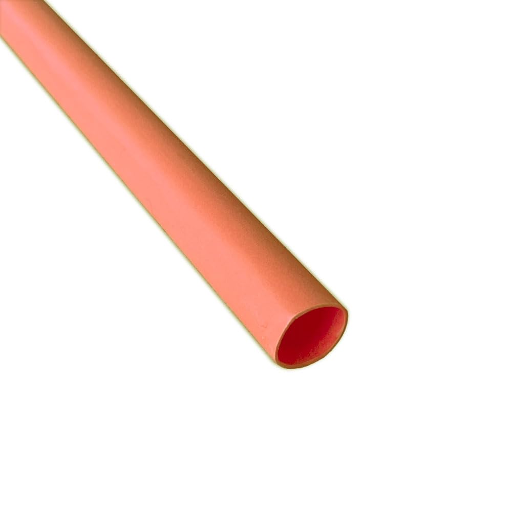 1 Meter Shakmods Heatshrink Shrinkable 2:1 Tubing – Flexible Insulation Tube for Electrical Wire Sleeving Protection (Orange, 15mm)