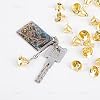 AUEAR, 120 Pack Gold Mini Jingle Bells Small Liberty Bell 16mm Craft Decorative Xmas Tree Ornaments for Party Wind Chimes Holiday Decor DIY #3