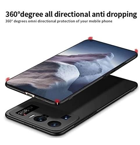 Image of Mobile Back Cover Case for Xiaomi Mi 11 Ultra (Silicone Case|CameraProtection|Black SC1510)