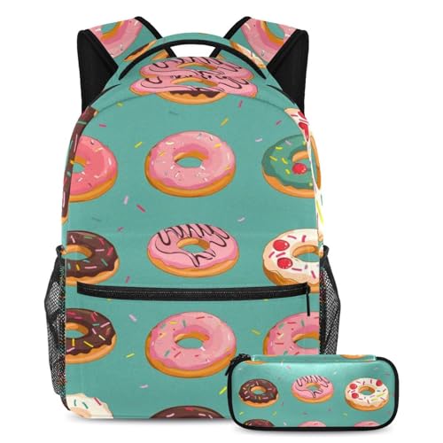 Sac à dos donuts ergonomique pour éviter le mal de dos des adolescents avec leurs grands livres