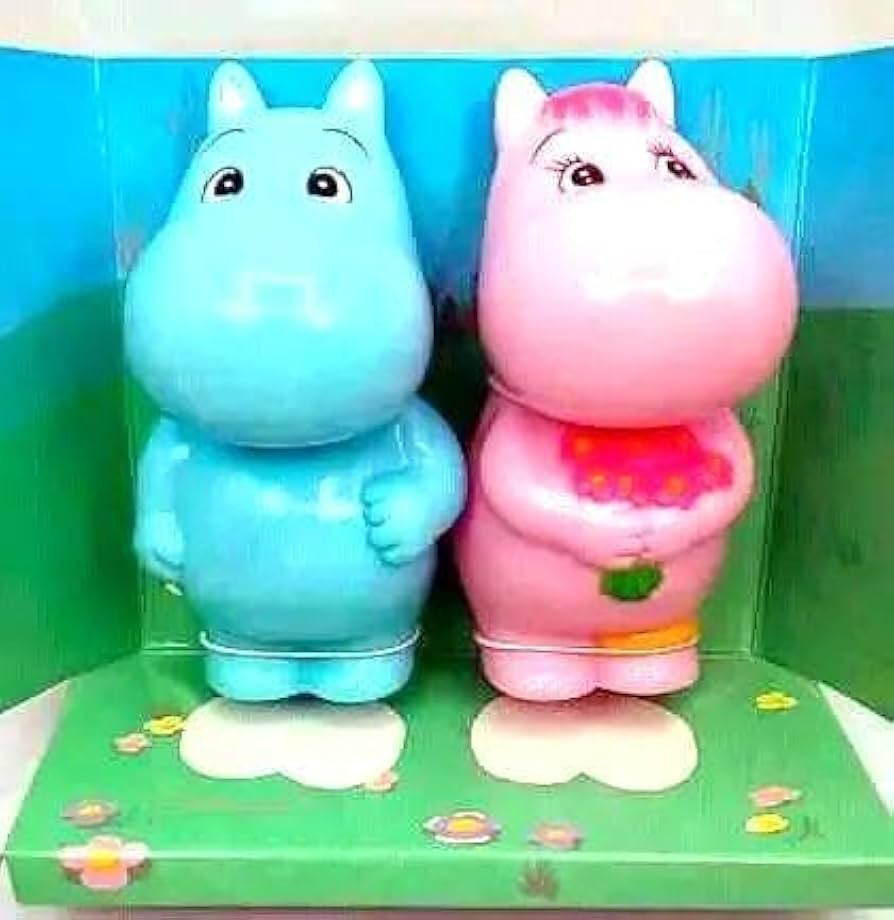 ムーミン　昭和　 放送当時物！ ソフビ 人形【 なかよし ムーミン ノンノン】 昭和 ムーミン 放送当時物！ ソフビ 人形【 なかよし ムーミン