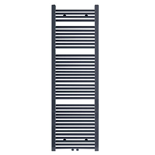 S SIENOC 600 x 1800 mm Anthrazit mittelanschluß Badheizkörper handtuchhalter Heizkörper Handtuchwärmer Handtuchtrockner 952 Watt