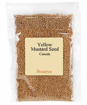 Mustard Seed Yellow por Penzeys Spices bolsa de 4.4 oz 3/4 tazas (paquete de 1)