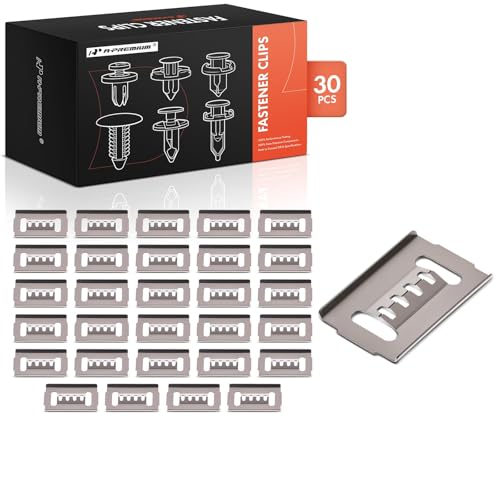 Clips de metal para parachoques que eliminan vibraciones en Mazda 3 y CX-5 con máxima firmeza