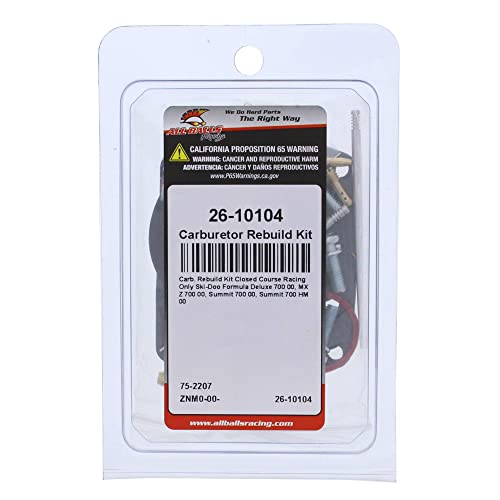 All Balls Carburetor Rebuild Kit (26-10104) Replacement for Ski-Doo Replacement Formula Deluxe 700 2000, MX Z 700 2000, Summit 700 2000, Summit 700 HM 2000 by All Balls - Image 4