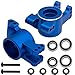 Vgoohobby Alloy Rear Stub Axle Carriers Hub w/Ball Bearings # 9552 Compatible with Traxxas 1/8 Sledge 4WD 95076-4 Monster Truck Upgarde Parts (Blue)