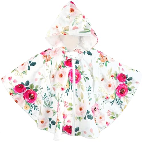 TANOFAR Baby Car Seat Poncho, Minky Car Seat Cover Girls Boys, Toddler Hooded Poncho Cloak, Fall Autumn Winter Cozy Cape Blanket for Kids, Outwear Double Layer Soft Comfortable, Machine Washable