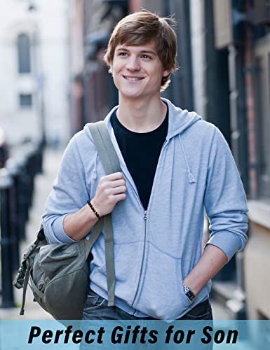 Gifts For Son Teen Boys Gift Ideas Teenage Boys 14 16 18 Year Old Birthday Gift Unique To My Son Beaded Bracelets Graduation Him Christmas Valentines Mens Stocking Stuffers Easter Confirmation #TOP5