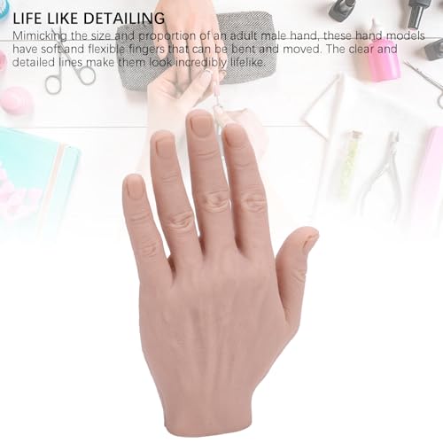 Main en silicone flexible et réutilisable pour présentation de bagues - 7