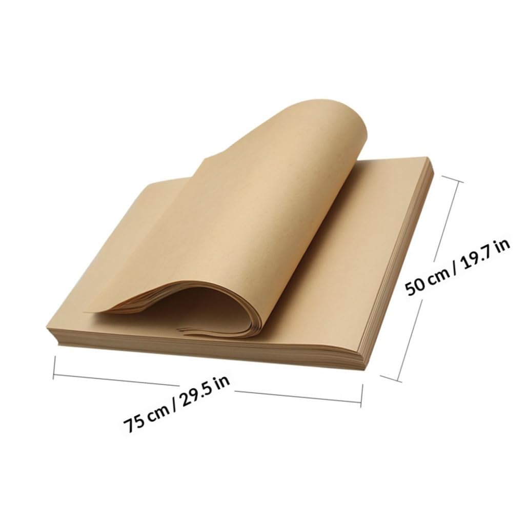 CALLARON 40blätter Kraftpapier Für Blumenverpackungen Umweltfreundliches Geschenkpapier Für Bastelarbeiten Festlichkeiten Und Lebensmittelverpackungen