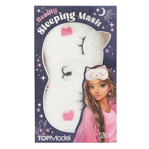 Depesche 13819 TOPModel - Schlafmaske Beauty and Me im Katzen Design mit applizierten Ohren und gerafftem Band
