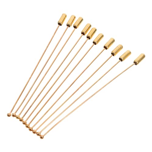 WEKAMOS Alfiler De Broche De Acero Inoxidable 3.54 Pulgadas para Joyería De Alfileres Hechos a Mano con Diseño Elegante Uso Seguro En Ropa Bufandas Y Manualidades