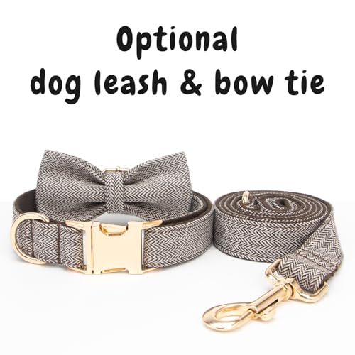 Collier pour chien personnalisable polyester avec nom et numéro - 3