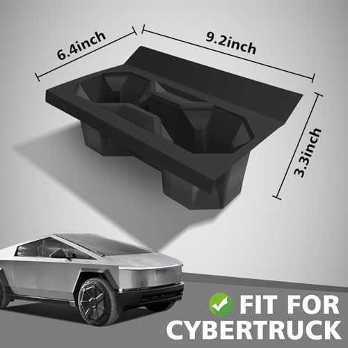 Inserto portavasos para Tesla Cybertruck 2024+ BestEvMod miniatura 2