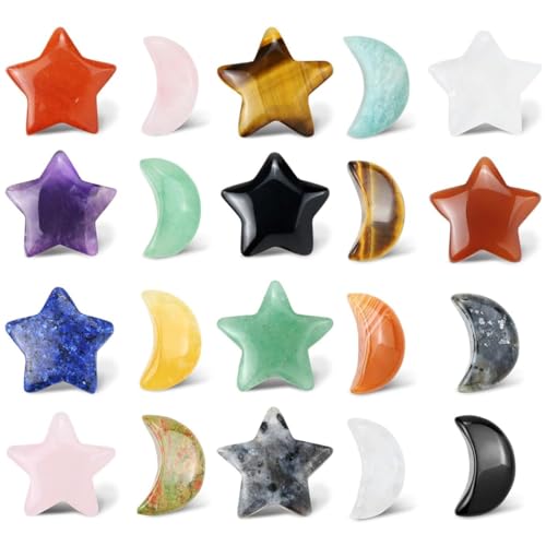 LAKPYN 20 psc de Cristal Natural Colgantes de Piedras Preciosas