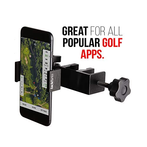 Enduro Golf Cart Mount for Phone and SkyCaddie SX400 - TACKFORM [Enduro Series] - Rock Solid All-Metal Holder for Phones and GPS up to 3.4" Wide. Industrial Spring Grip. - Thumbnail 7
