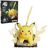 4D Build - Puzzle 3D Pokémon - Maquette Pikachu Pokémon 201 Pièces - Pikachu Inspiré Du Dessin Animé - Puzzle Adulte - Jeu De Construction À Collectionner - Jouet Adulte - Jeu Enfant 12 ans Et +