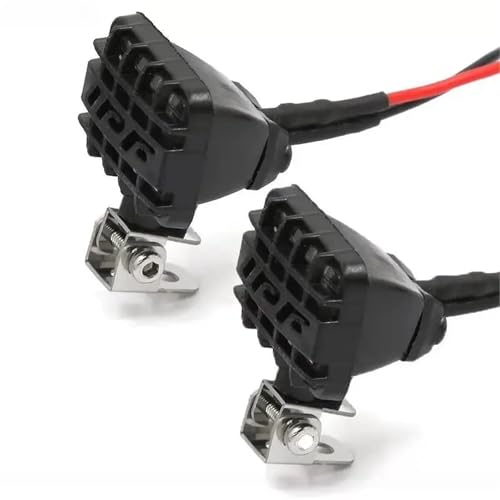 Faros delanteros de techo redondos anti-vuelco para actualizar carrocería de coche RC 1/10