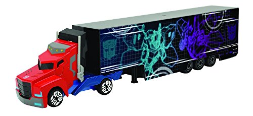 Smoby 203113006 Transformers Die Cast Optimus Prime Truck and Trailer Toy