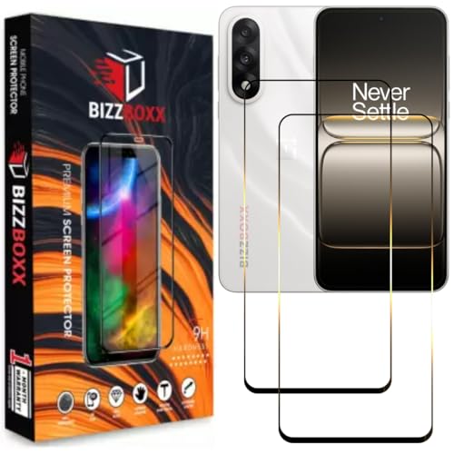 Image of Compatible With OnePlus Nord 5 Tempered Glass Screen Protector Guard - HD Clarity, Shatterproof, Anti-Fingerprint Screen Guard (Nord 5-6.83 inch)|With Installation Kit - Pack of 2