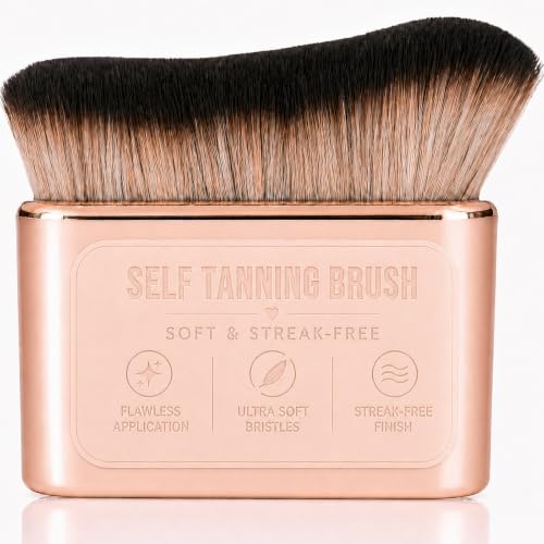 Image of DILUSILK Self Tan Brush Portable Self Tanning Brush for Face Body and Legs