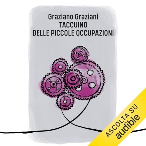 Diseño de la portada del título Taccuino delle piccole occupazioni