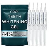 Cool Teeth Whitening (TM) 44% Carbamide Peroxide Teeth Whitening Gel Refills 44 - Best Teeth Whitening Gels - DIY Tooth Bleaching Gel Syringes - Home Teeth Whitening Refills - Dentist Grade - Professional Strength - Enamel Safe Teeth Whitener - Best Teeth Whitener Gel Refill - Made in USA - 100% Full Satisfaction Guarantee